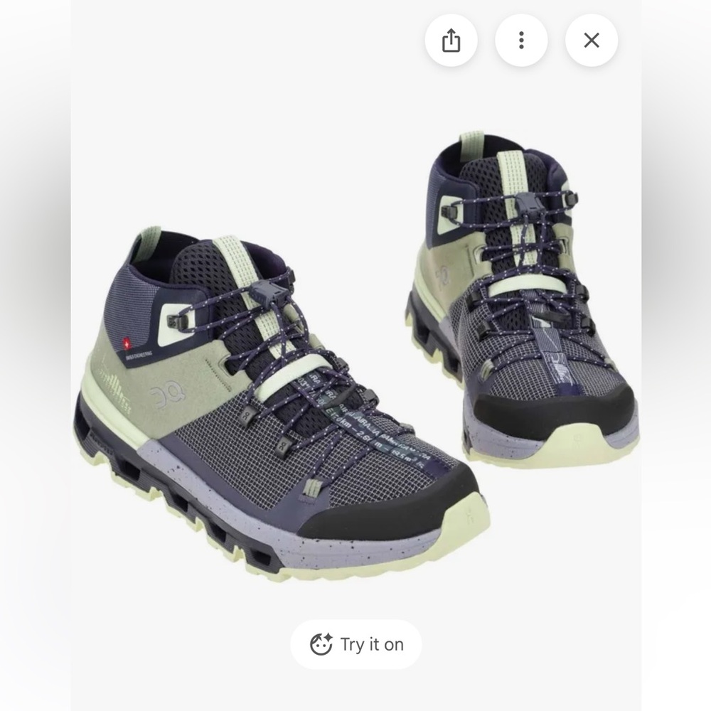 On Running Cloudtrax Women's Shoes - purple and green